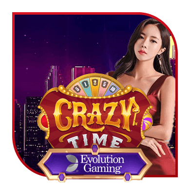 Crazy Time wheel-themed artwork